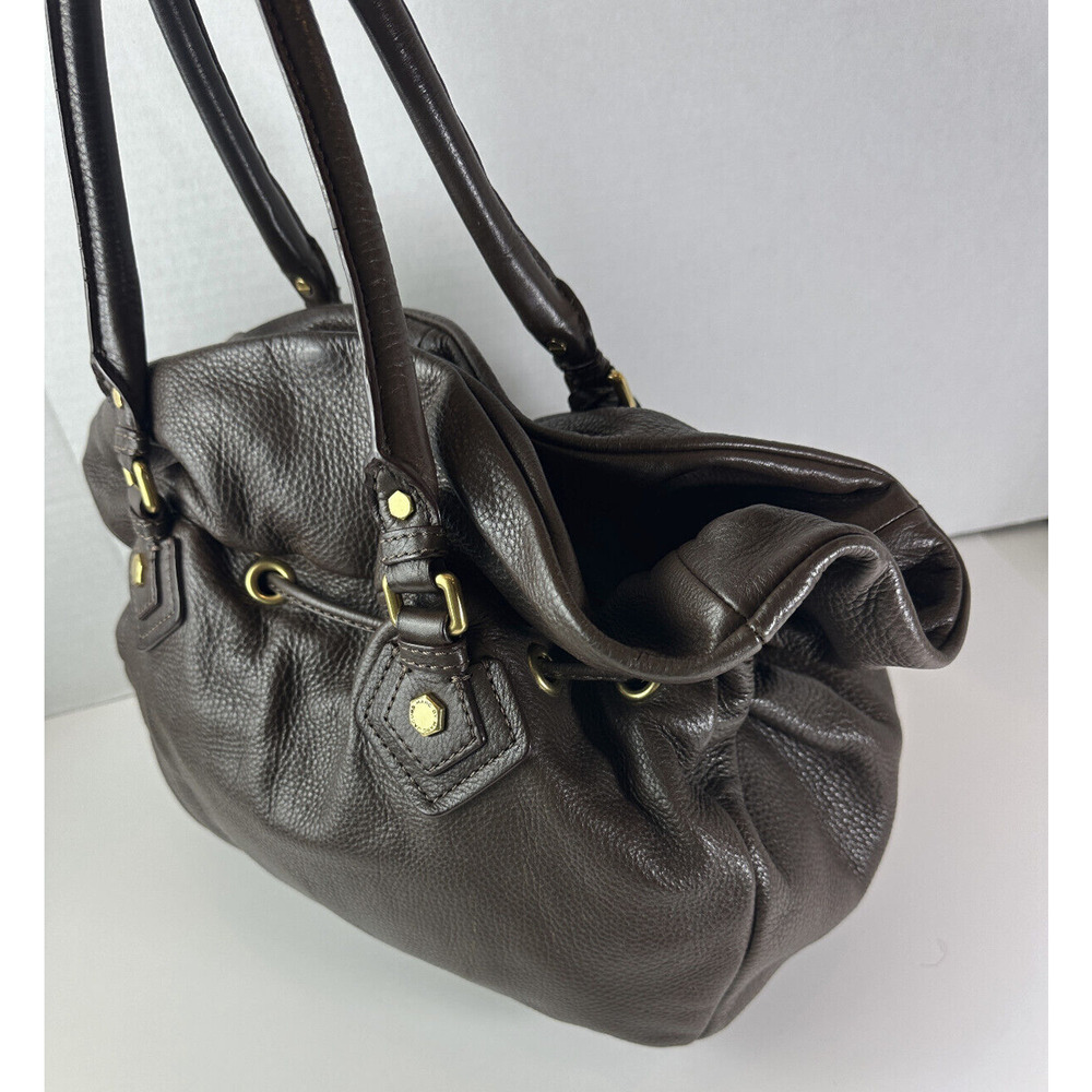 Marc by Marc Jacobs Classic Q Pebbled Leather Drawstring Satchel Bucket Bag - Picture 5 of 16